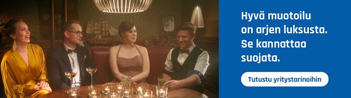 Hyvä muotoilu on arjen luksusta. Se kannattaa suojata. Tutustu yritystarinoihin.